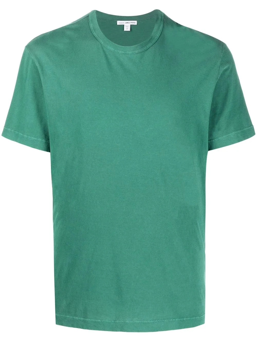 

James Perse playera manga corta con cuello redondo - Verde