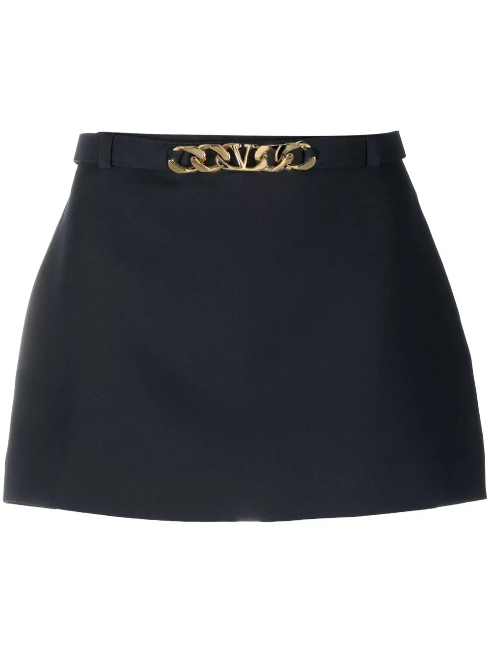 

Valentino skorts de tiro alto - Azul