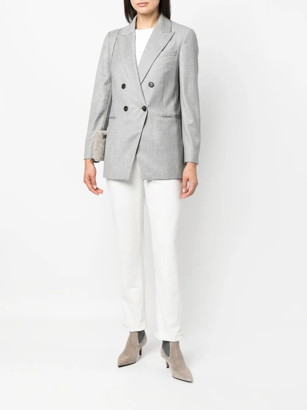 Brunello Cucinelli chamarra con doble botonadura | Blazers | Image 2