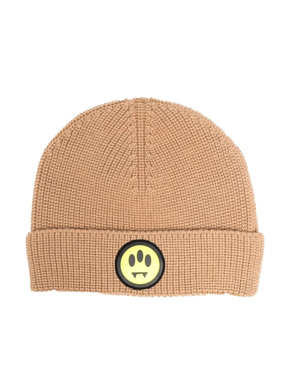 

Barrow kids logo-patch ribbed beanie hat - Neutrals