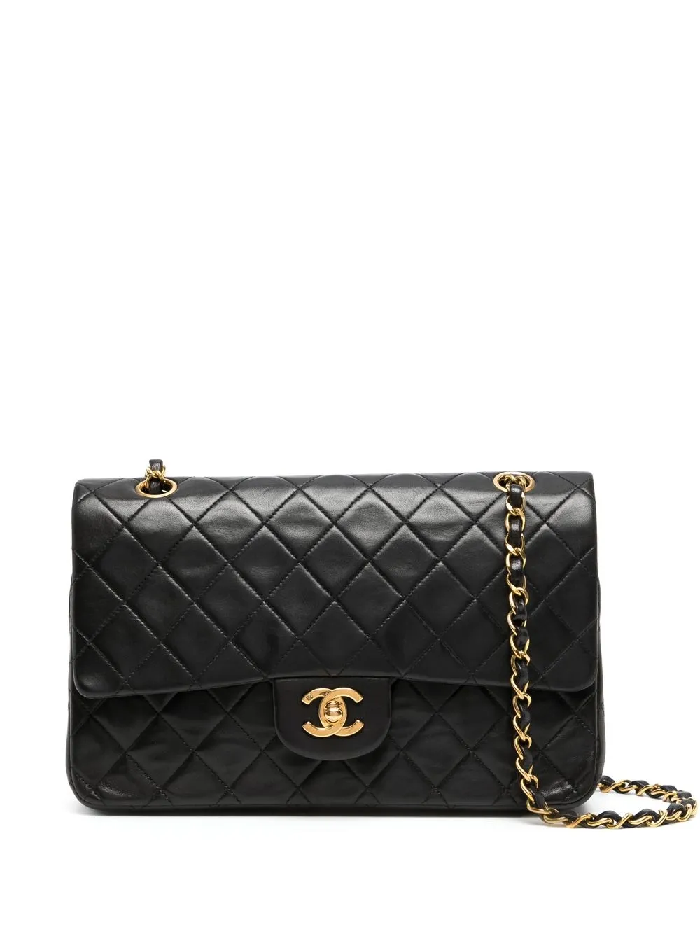 

Chanel Pre-Owned bolsa de hombro Double Flap mediana 1994-1996 - Negro