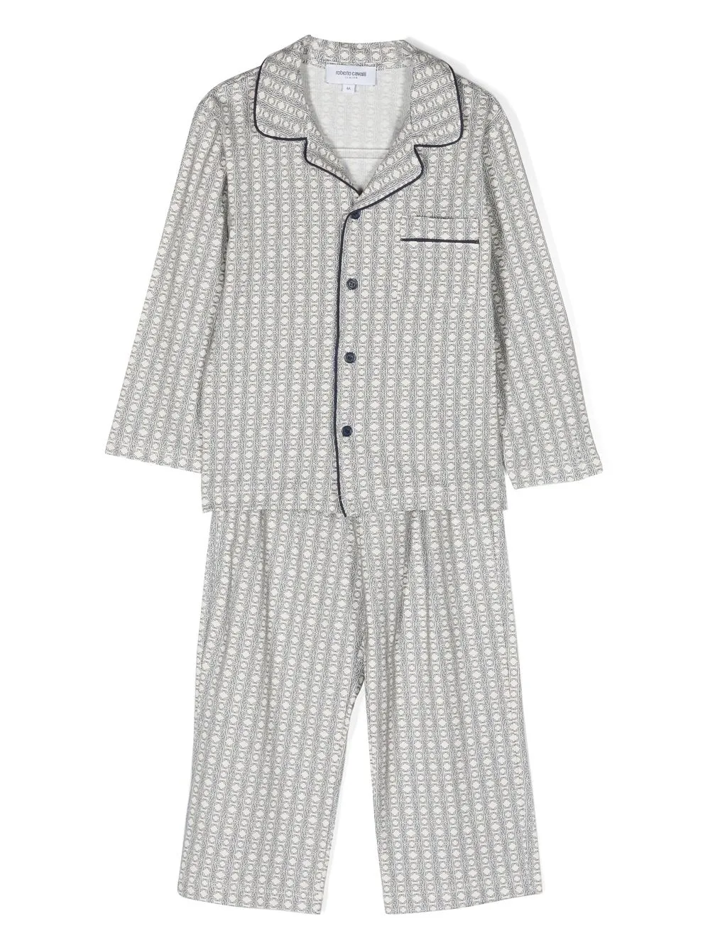 

Roberto Cavalli Junior RC monogram-print pyjamas - Neutrals