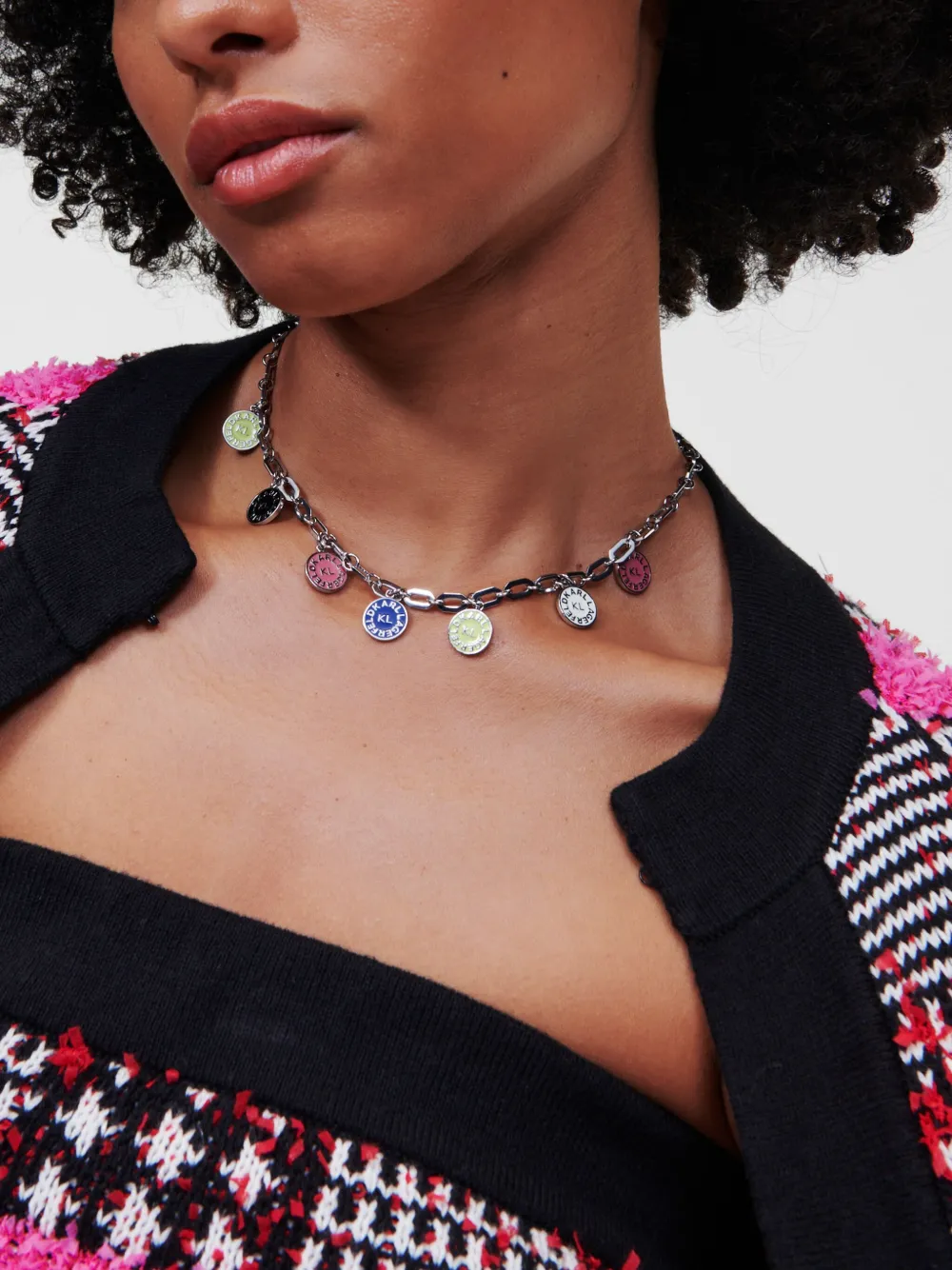 Karl Lagerfeld Halsketting met hanger - Zilver