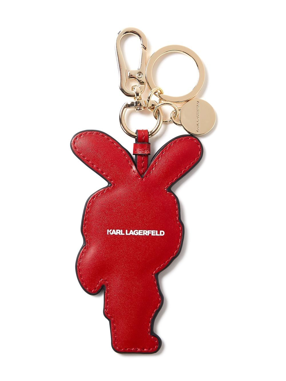 Karl Lagerfeld Sleutelhanger met logo - Rood