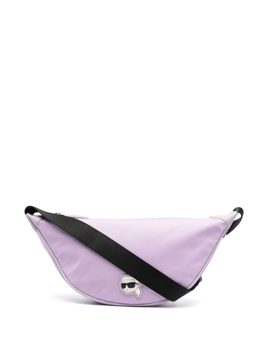 

Karl Lagerfeld bolsa crossbody con logo K/Ikonik 2.0 - Morado