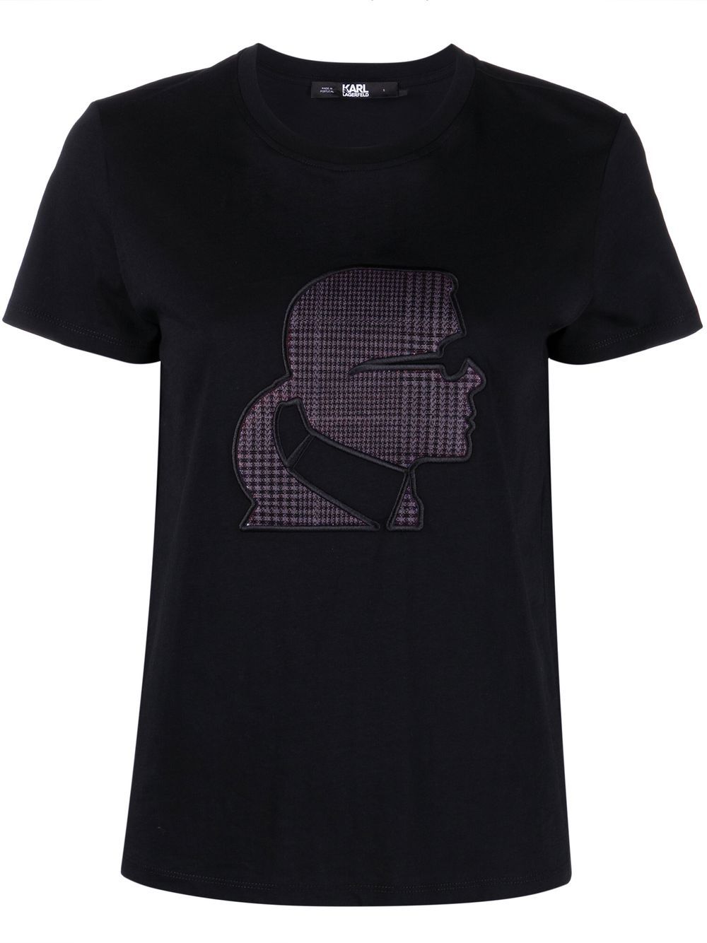 

Karl Lagerfeld Karl Kameo patch T-shirt - Black