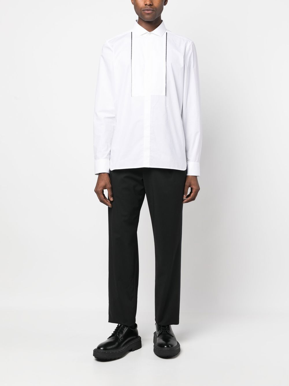 Karl Lagerfeld Overhemd met rits - Wit