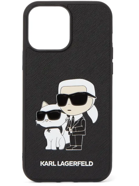 Karl Lagerfeld logo-print iPhone 13 Pro Max case 