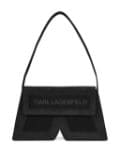 Karl Lagerfeld IKON K leather shoulder bag - Black