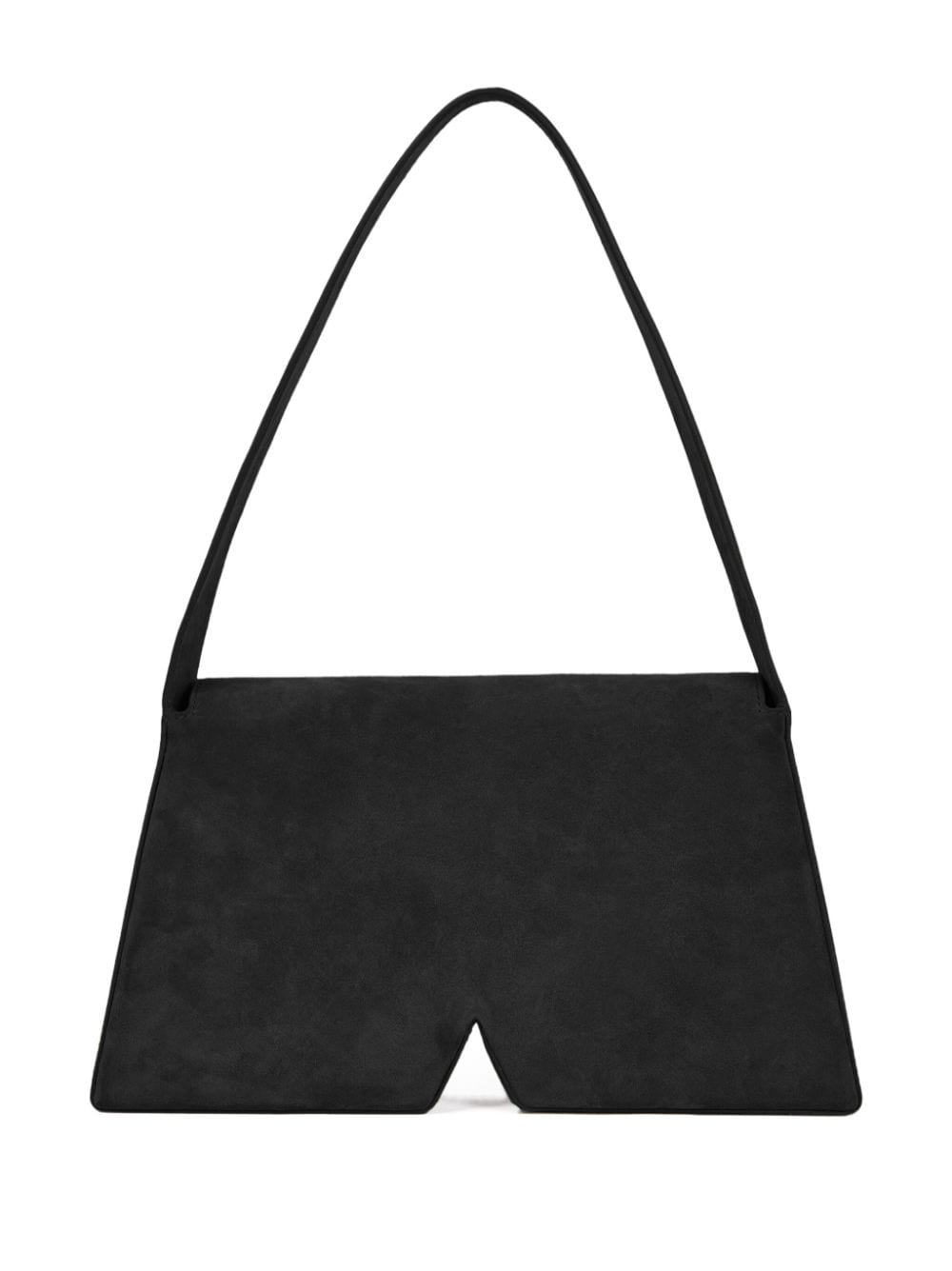 Shop Karl Lagerfeld Ikon K Leather Shoulder Bag In Black