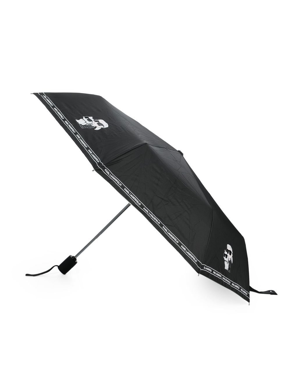 Shop Karl Lagerfeld K/ikonik 2.0 Umbrella In Black