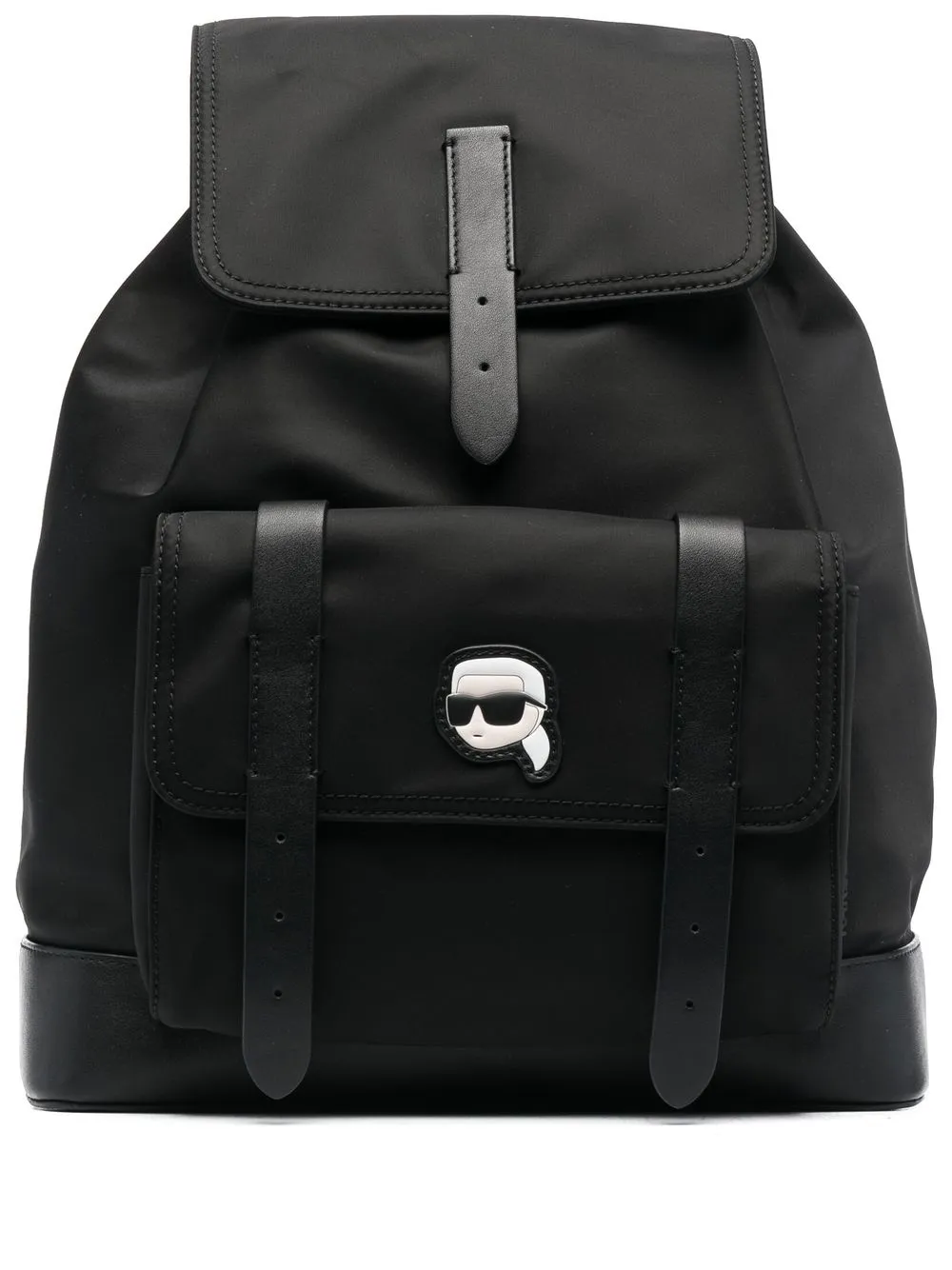 

Karl Lagerfeld K/Ikonik 2.0 flap backpack - Black