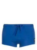 Karl Lagerfeld logo-print swimming trunks - Blue