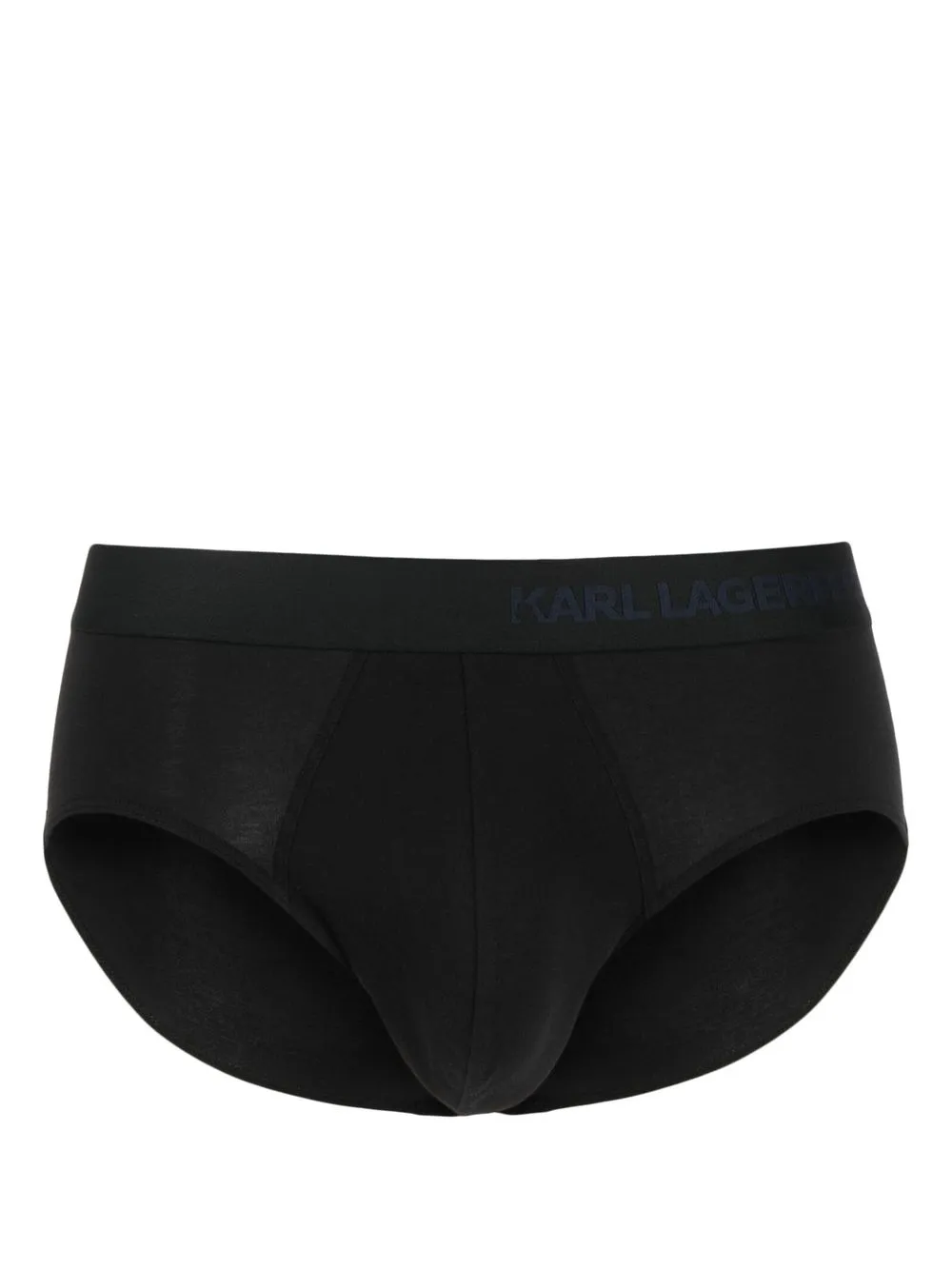 

Karl Lagerfeld logo-print briefs (pack of 3) - Black