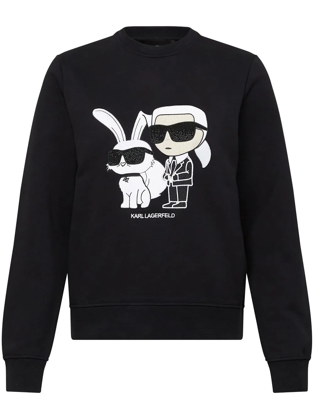 

Karl Lagerfeld Karl Choupette embroidered sweatshirt - Black