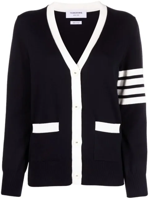 Thom Browne Hector 网眼嵌花开衫