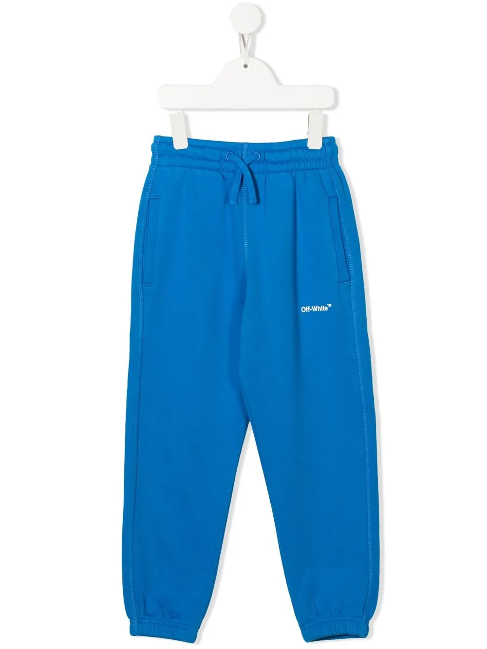 

Off-White Kids pants con logo estampado - Azul