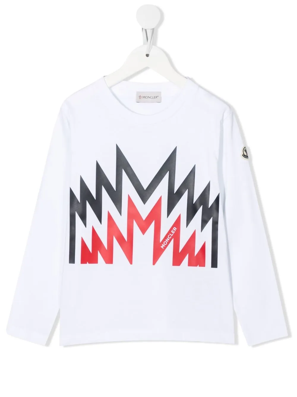 

Moncler Enfant playera con estampado gráfico - Blanco