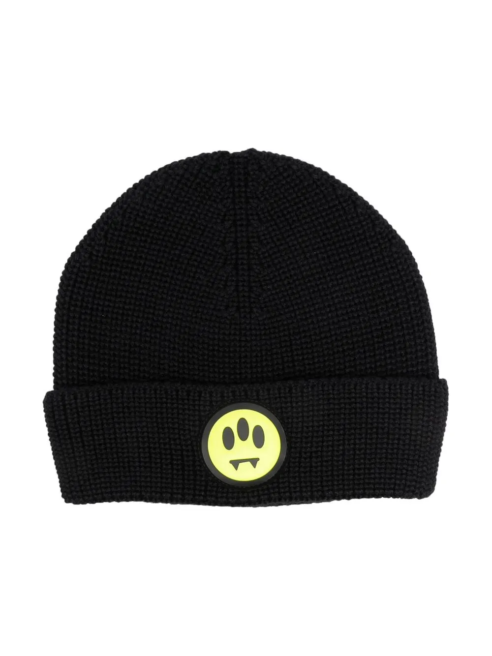 

Barrow kids logo-patch ribbed beanie - Black