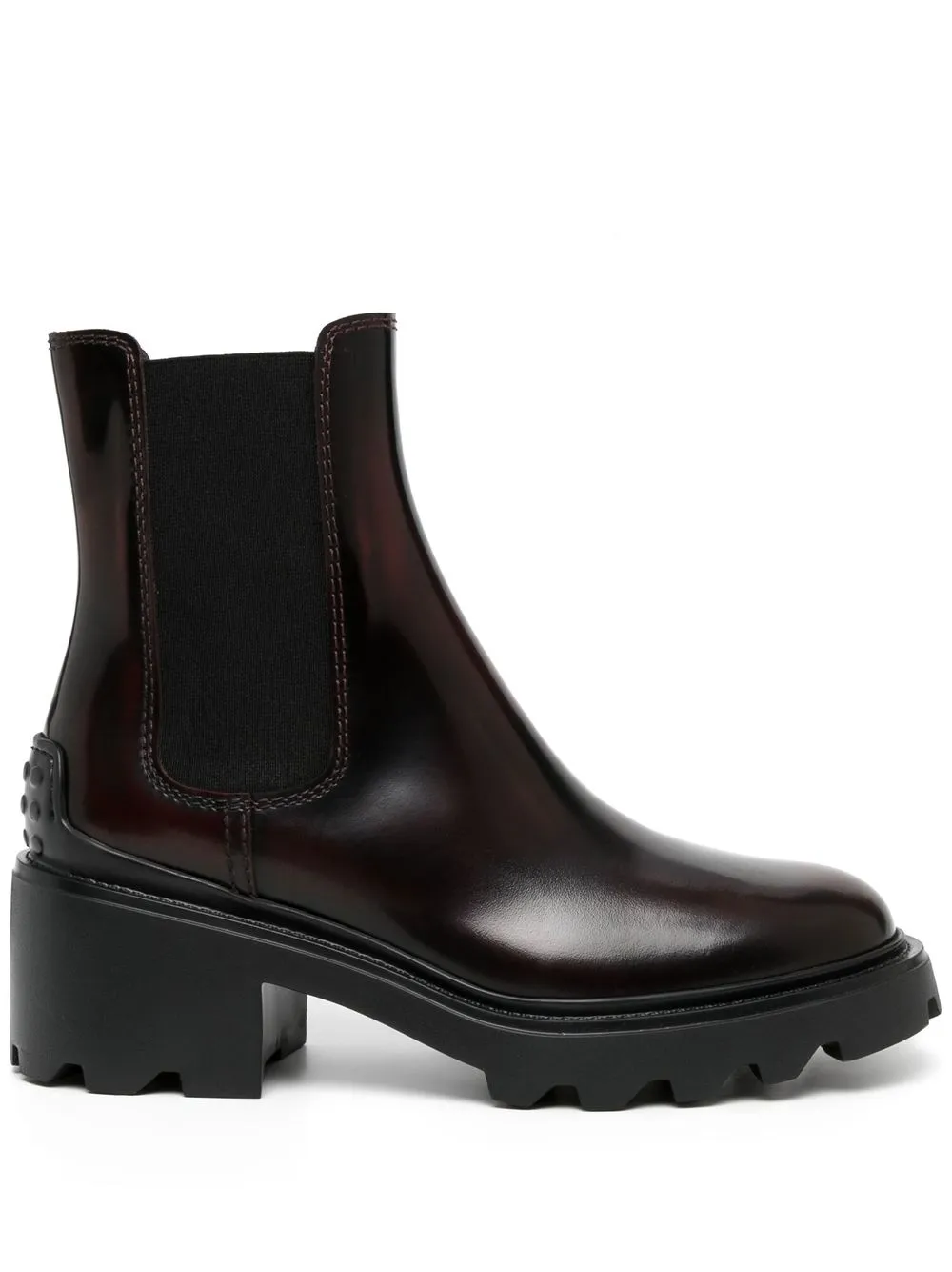 

Tod's botas chelsea con tacón cuadrado - Marrón
