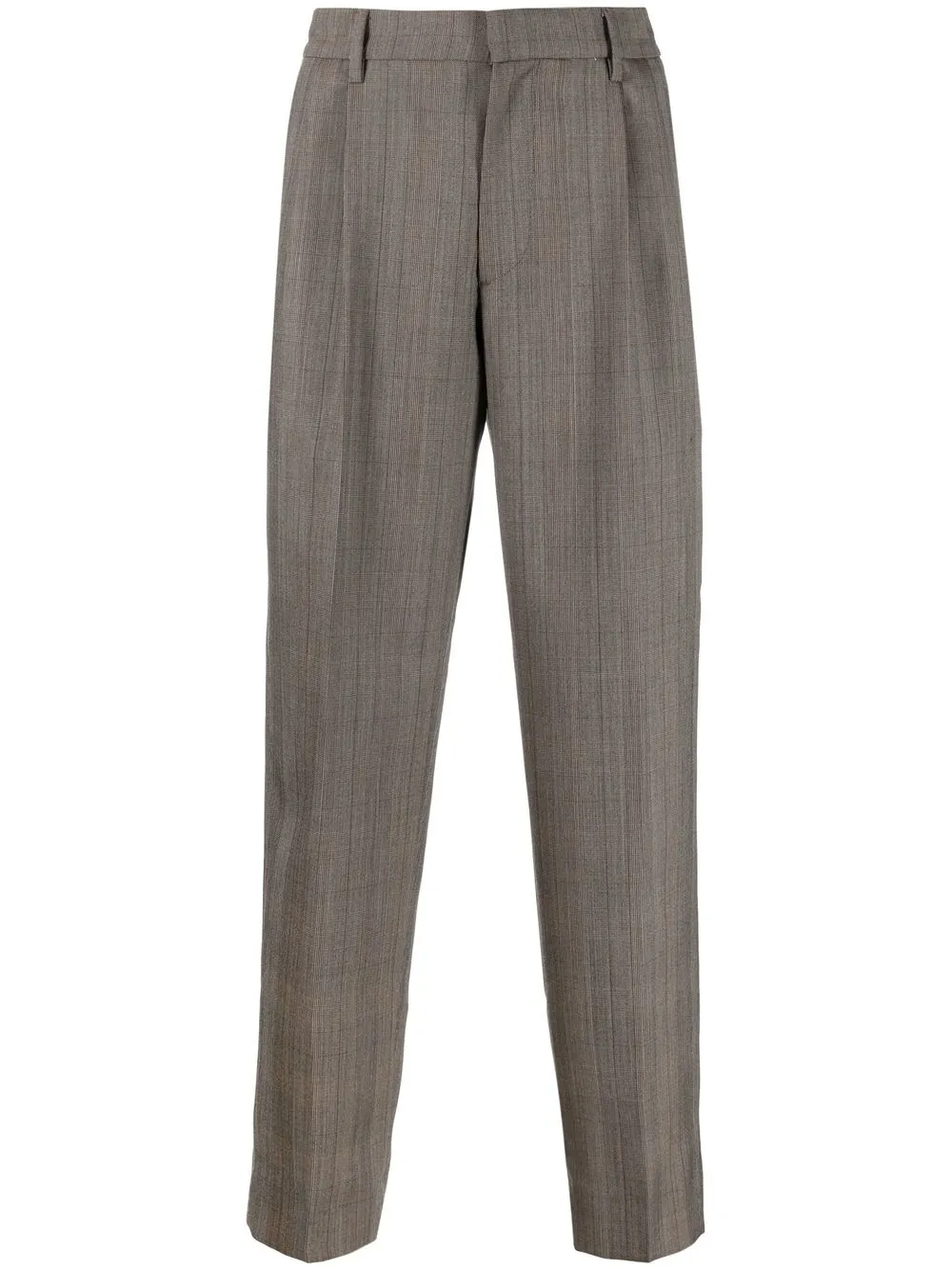 

Barena checked tapered trousers - Brown