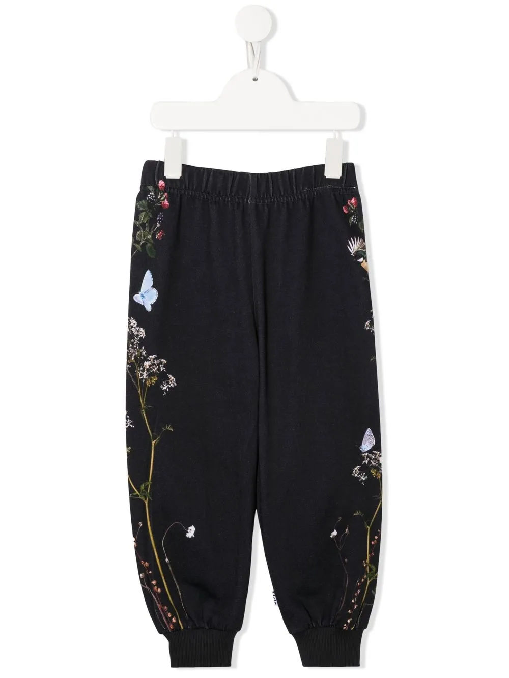 

Molo pantalones con estampado floral - Negro