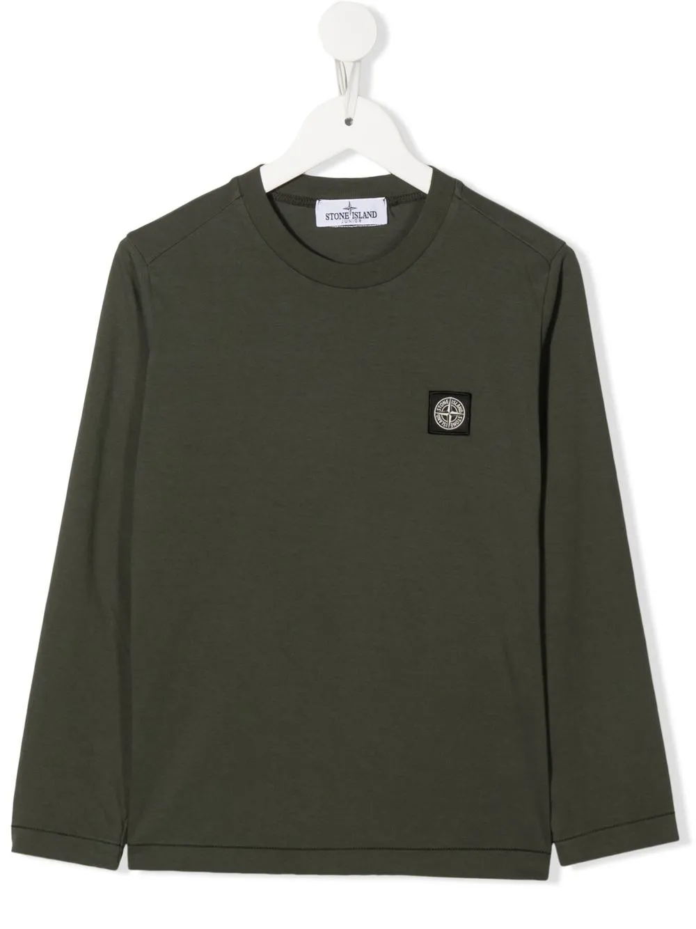 

Stone Island Junior playera con parche del logo - Verde