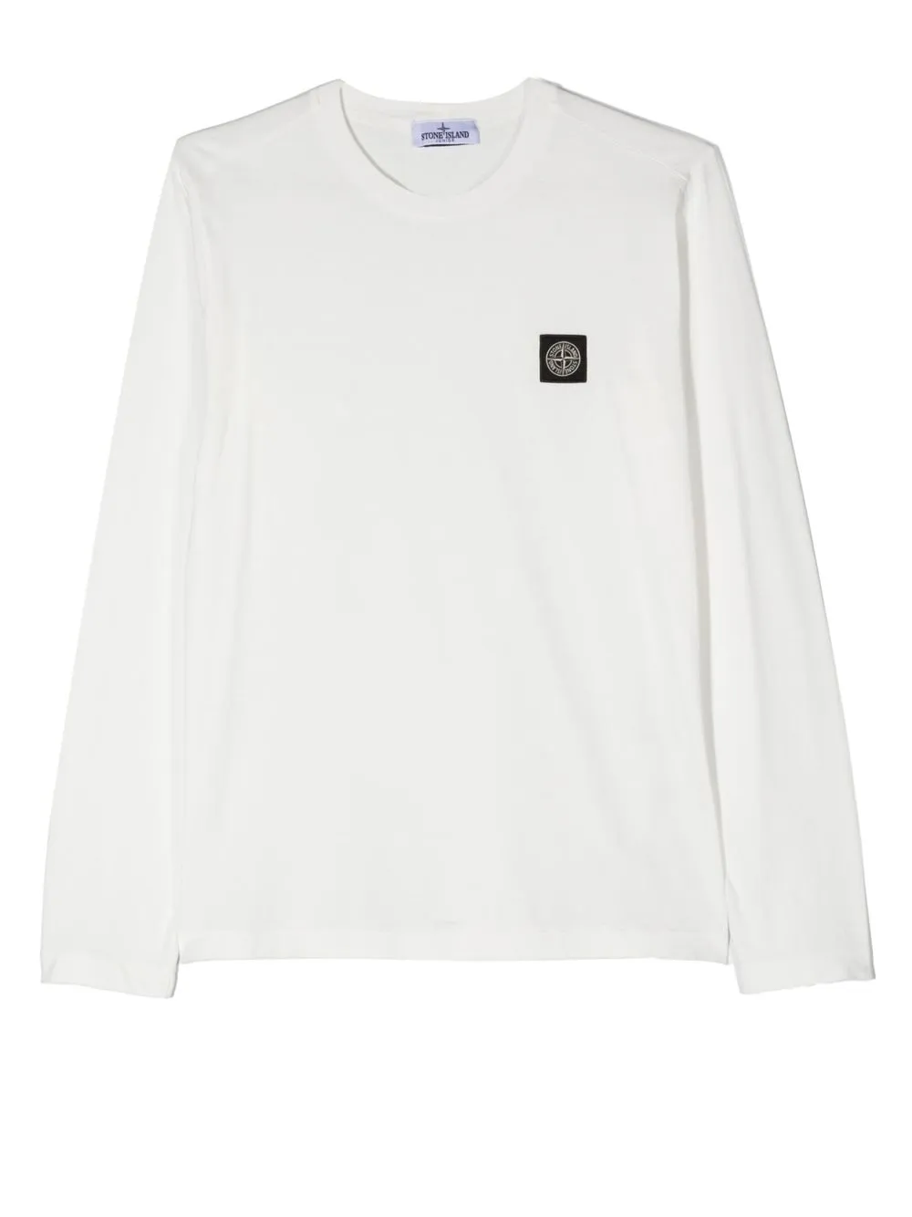 

Stone Island Junior TEEN logo-patch T-shirt - White