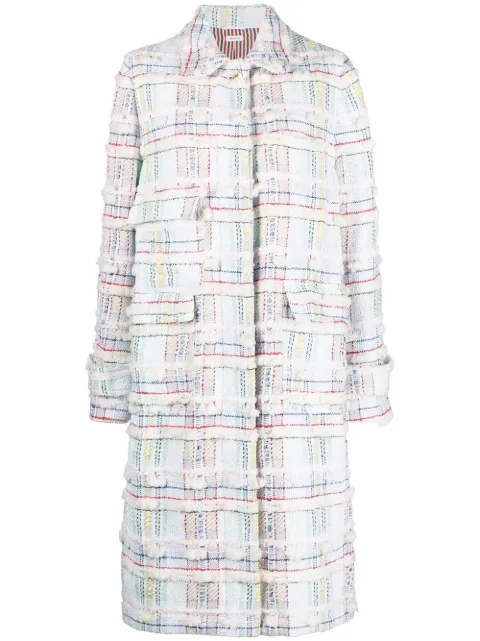 Thom Browne single-breasted tweed coat