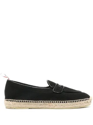 ローファー・オックスフォード THOM BROWNE ESPADRILLE PENNY VARSITY Suede Varsity Penny Loafer | Thom Browne