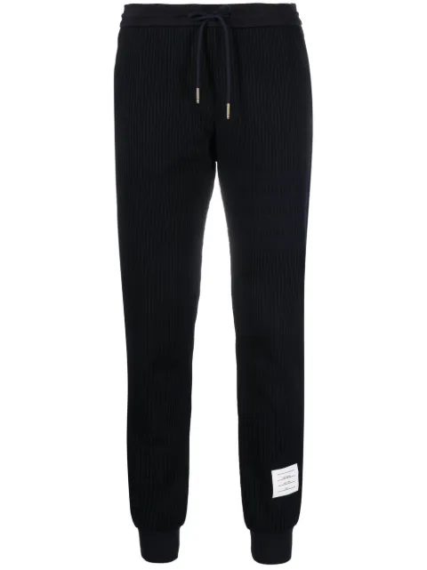 Thom Browne seersucker track pants