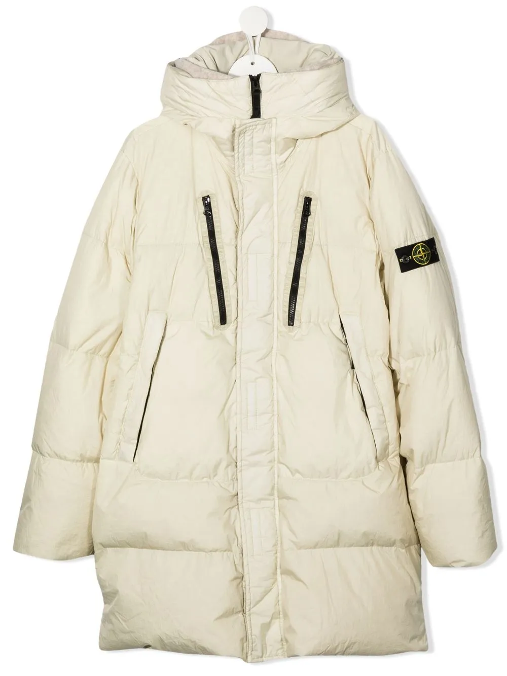 

Stone Island Junior feather-down padded jacket - Neutrals