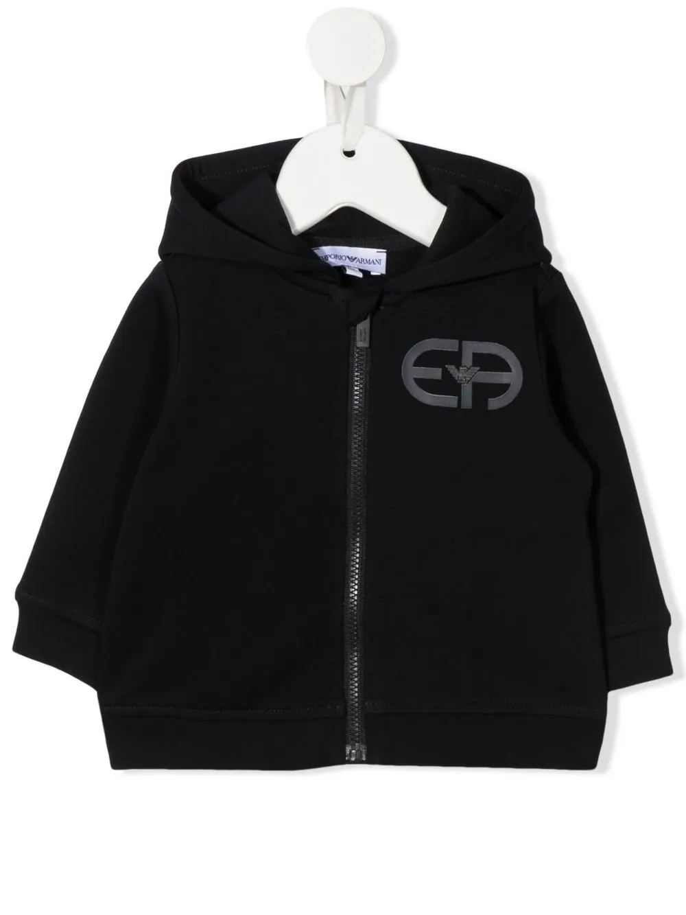 

Emporio Armani Kids hoodie con logo estampado - Azul