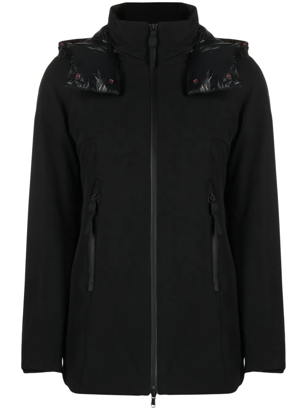 

Peuterey impermeable corto con capucha - Negro