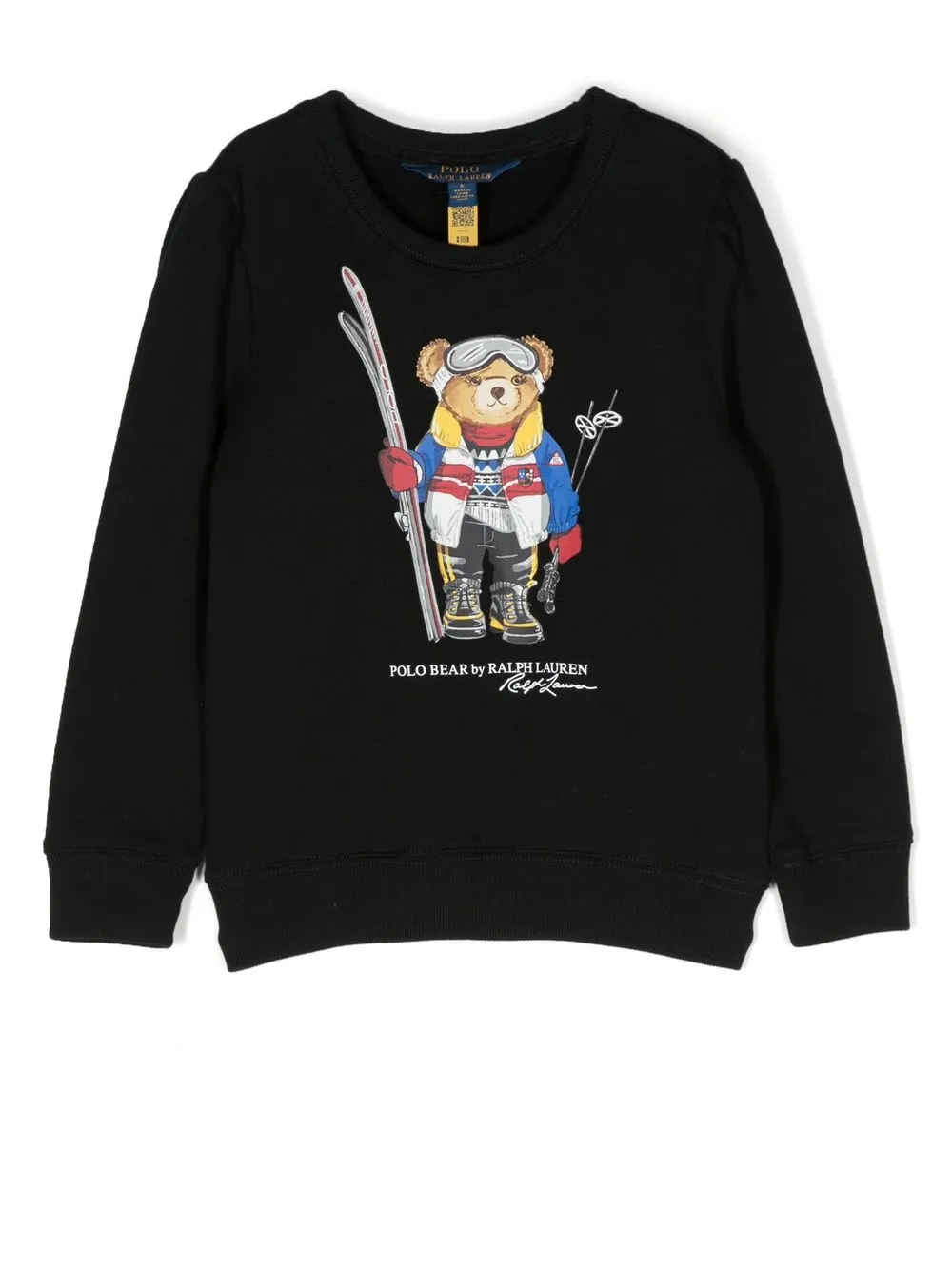 

Ralph Lauren Kids sudadera con motivo Polo Bear - Negro