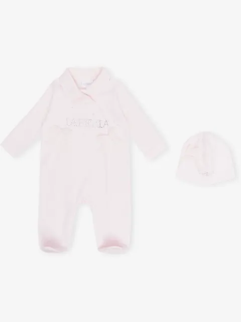 La Perla Kids logo-embellished bodysuit set