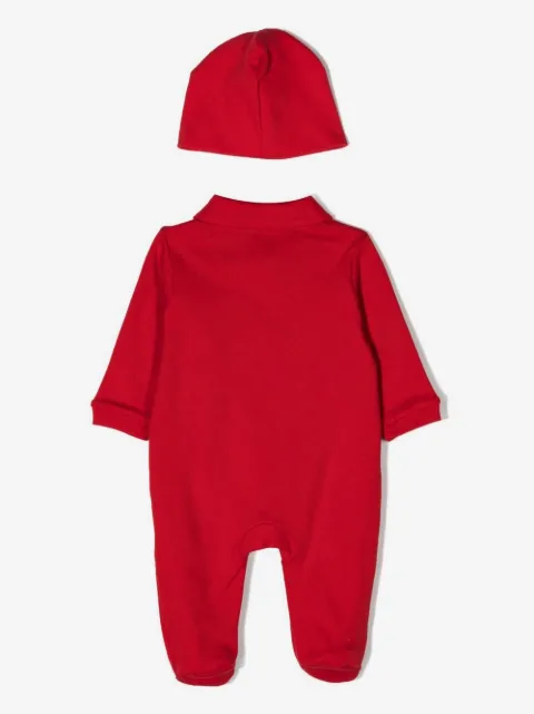 La Perla Kids 스노우맨 패치 베이비그로우 세트
