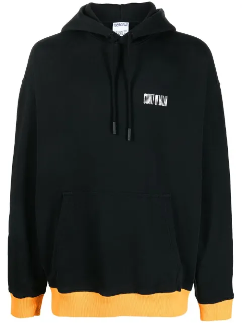 Marcelo Burlon County of Milan logo-print cotton hoodie