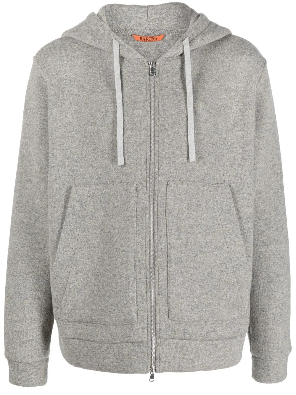 

Barena zip-up wool-blend hoodie - Grey