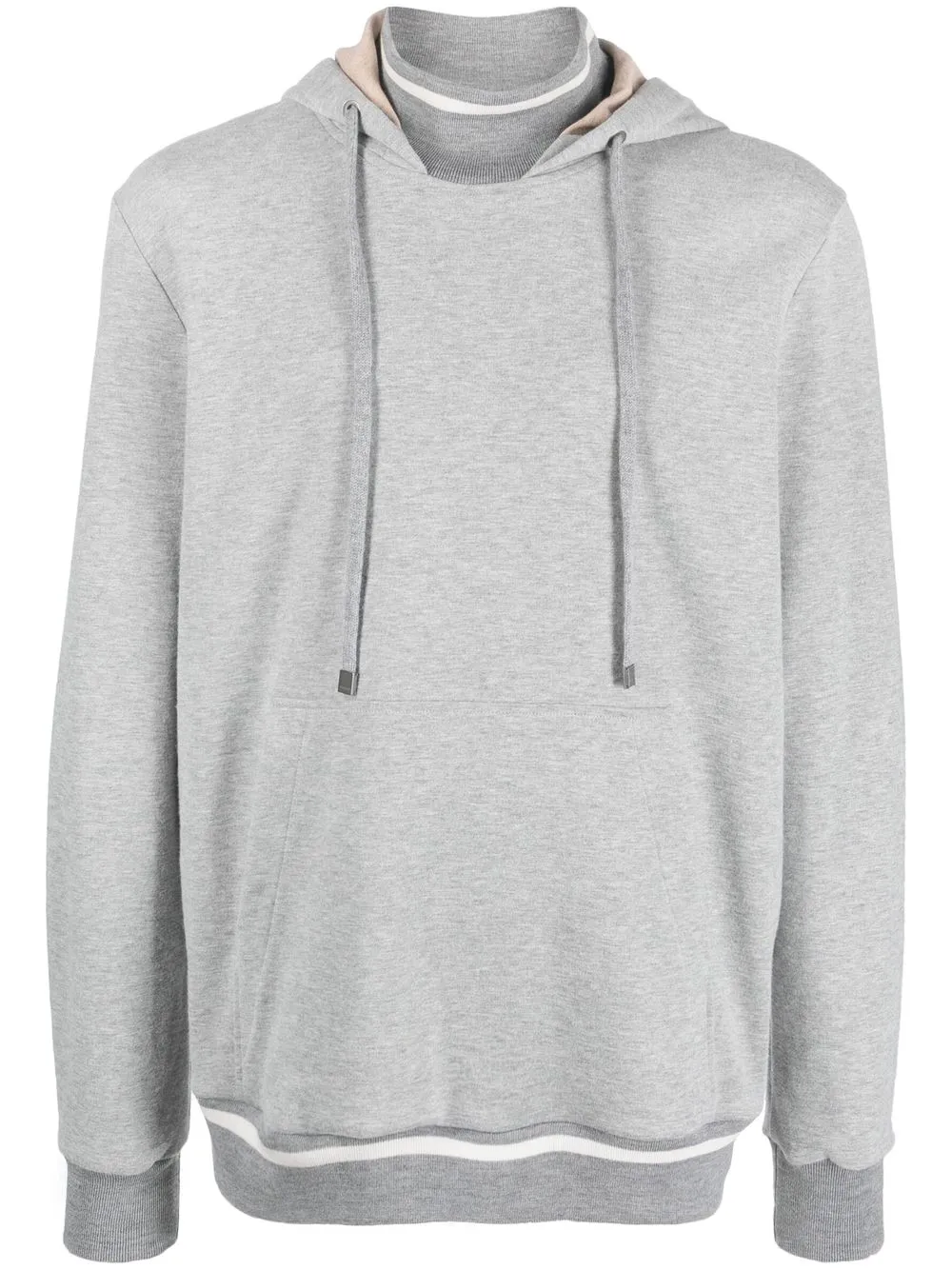 

Peserico hoodie con cordones - Gris