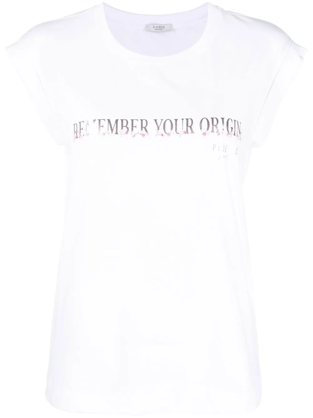 

Peserico top Remeber Your Origin - Blanco