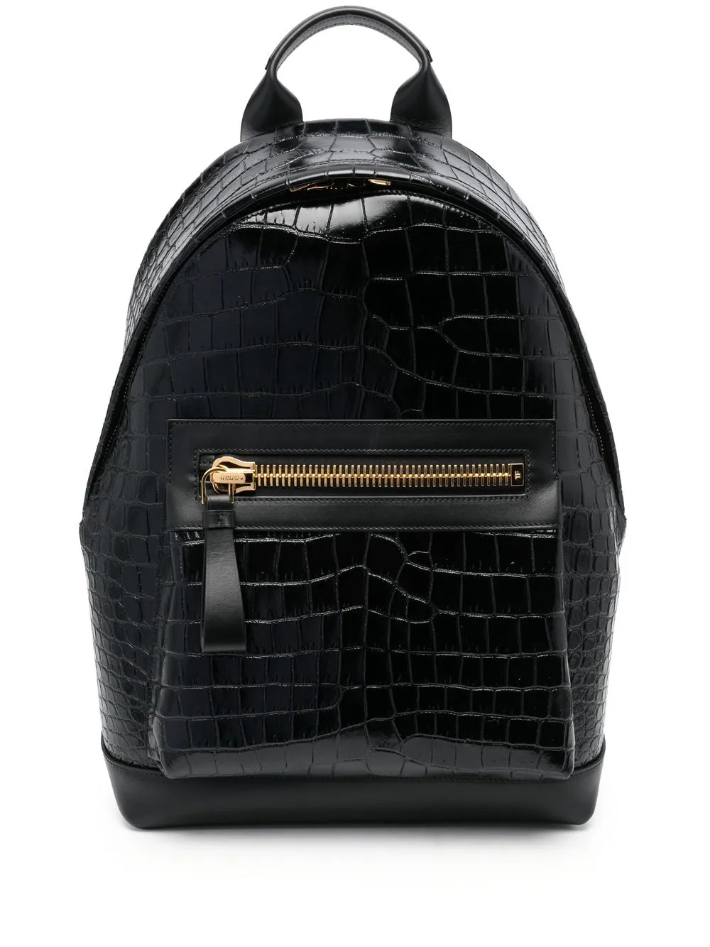 

TOM FORD embossed leather backpack - Black