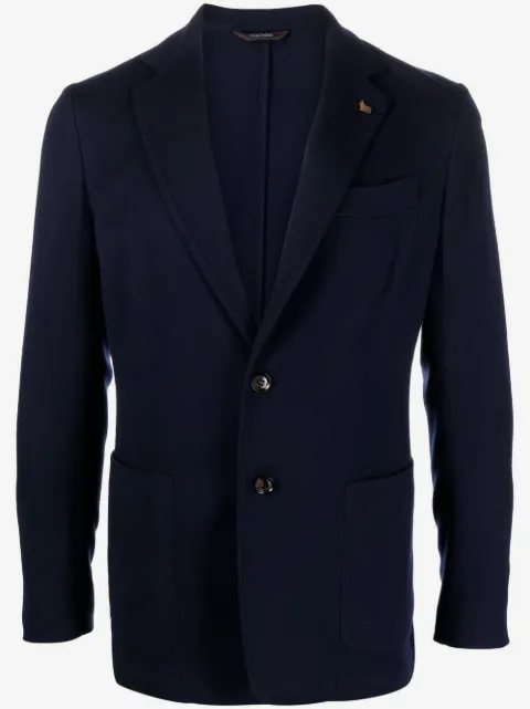 Colombo blazer en laine à simple boutonnage 