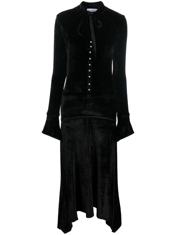 paco rabanne velvet dress