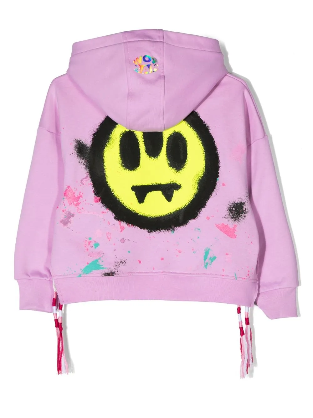Barrow kids Gerafelde hoodie - Roze