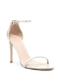 Stuart Weitzman 110mm Nudistsong sandals - Silver