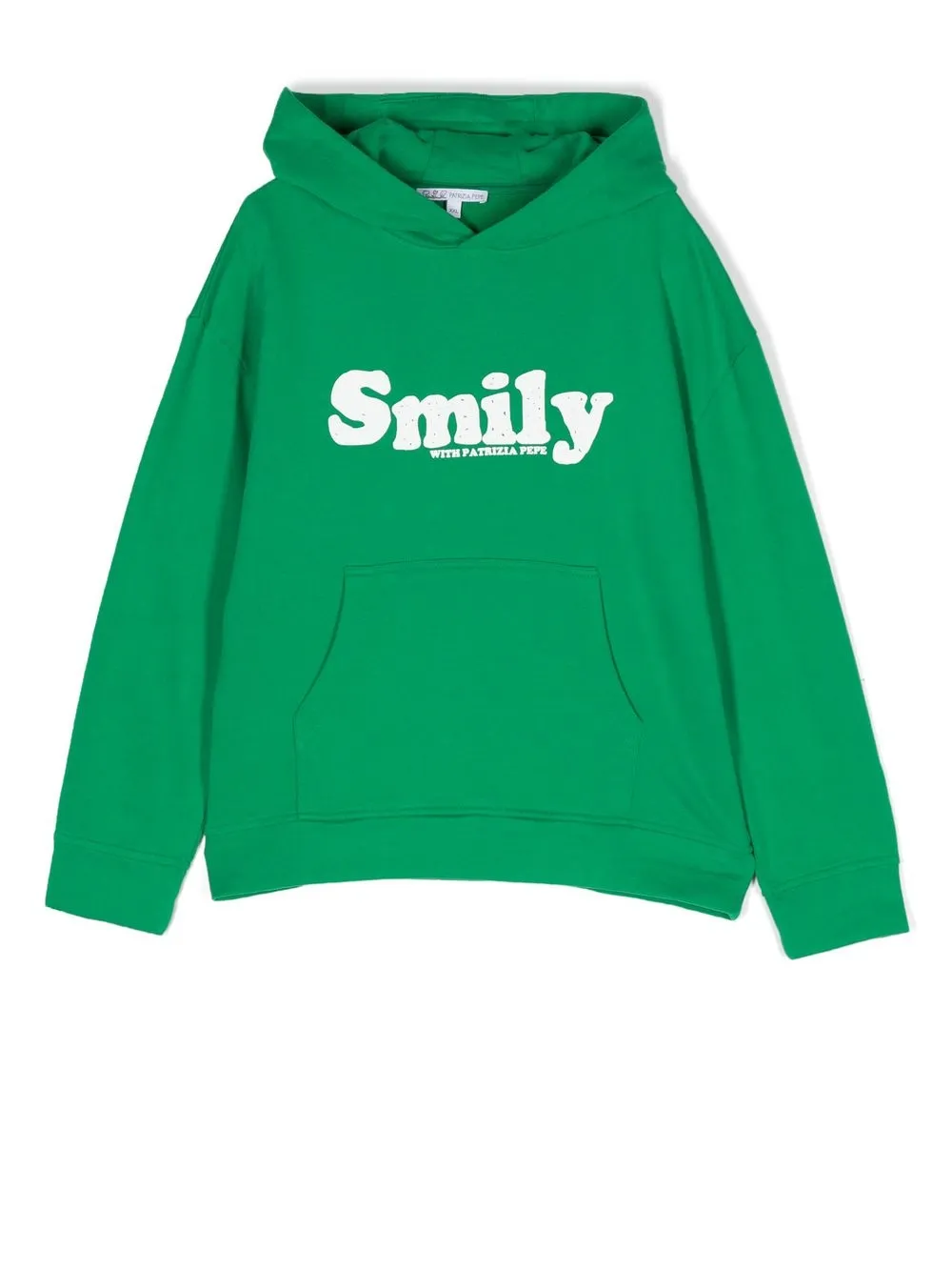 

Patrizia Pepe girl hoodie con motivo Smiley - Verde