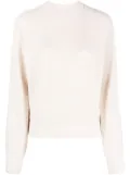 Peserico ribbed-knit wool-blend jumper - Neutrals