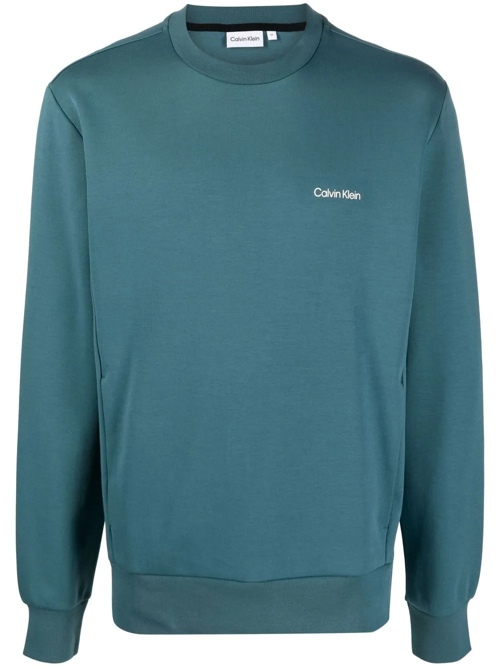 

Calvin Klein logo-print cotton-blend sweatshirt - Blue