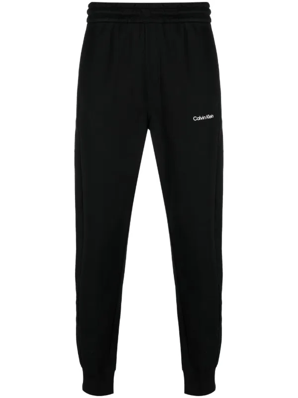 logo print track pants